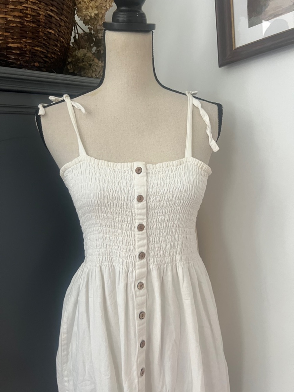 Emerson Fry SANTIAGO SUNDRESS - IVORY ORGANIC - Picture 6 of 7